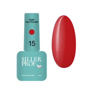 Siller Easy Gel 15, 8 мл &mdash; однофазний гель-лак для нігтів 3-в-1