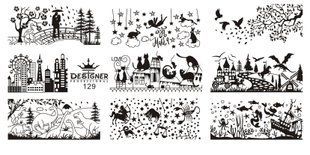 Пластина для стемпінгу Designer Professional №129
