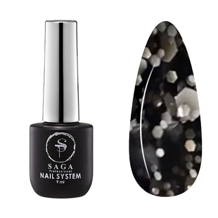 SAGA Professional Marmelad gel polish, 07, 9 мл &mdash; гель-лак з пластівцями