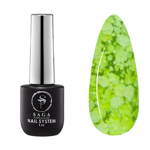 SAGA Professional Marmelad gel polish, 01, 9 мл &mdash; гель-лак з пластівцями