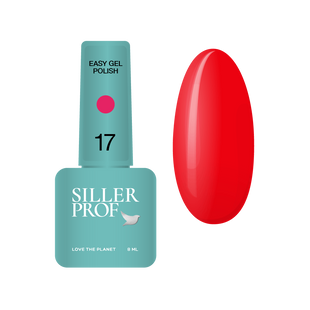 Siller Easy Gel 17, 8 мл &mdash; однофазний гель-лак для нігтів 3-в-1