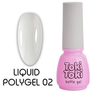 Toki-Toki Liquid Polygel, 02, 5 мл &mdash; рідкий полігель для нарощення та укріплення нігтів