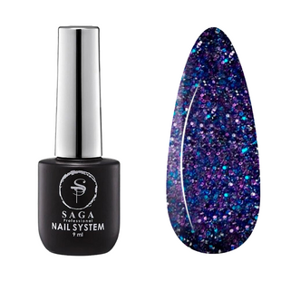 SAGA Professional New York Disco gel polish, 06, 9 мл &mdash; світловідбивний гель-лак для нігтів