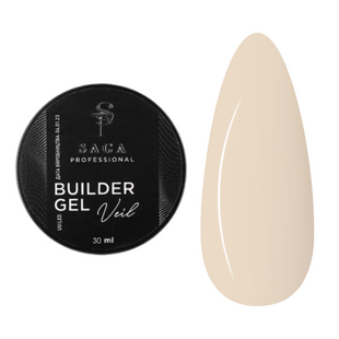 SAGA Professional Builder Gel Veil, 09, 30 мл &mdash; гель для нарощення