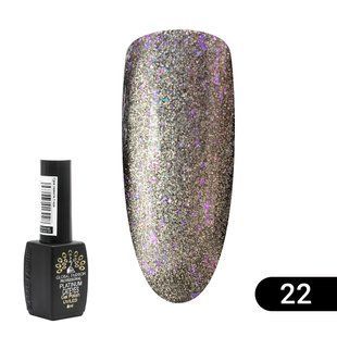 Global Fashion Cat Eye Platinum gel polish, 22, 8 мл &mdash; гель-лак для нігтів з ефектом платинове котяче око