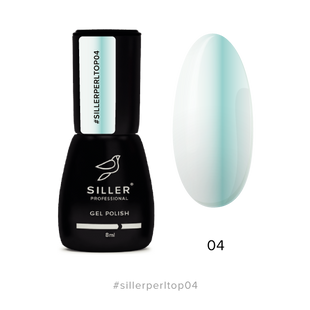 Siller Perl Top, 04, 8 мл &mdash; перлинний топ з ефектом втирки