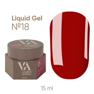 NEW Valeri Liquid Gel 18, 15 мл &mdash; рідкий гель для укріплення нігтів