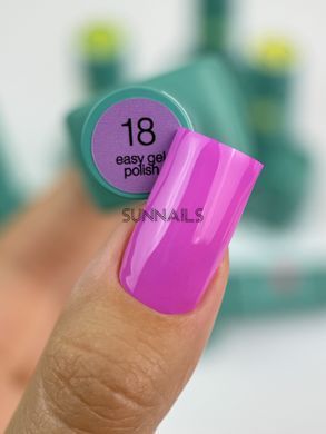 Siller Easy Gel 18, 8 мл &mdash; однофазний гель-лак для нігтів 3-в-1