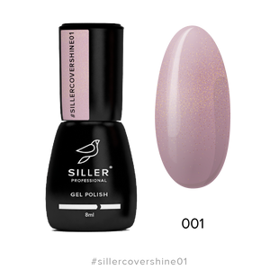Siller Cover Shine Base, 01, 8 мл &mdash; камуфлююча база для гель-лаку з шимером