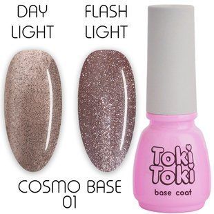 Toki-Toki Cosmo Base, CB01, 5 мл &mdash; світловідбиваюча база для гель-лаку