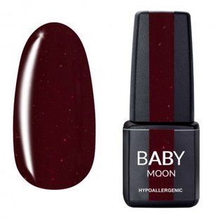Baby Moon Gel polish Red Chic, 17, 6 мл &mdash; гель-лак для нігтів, бордовий з мікроблиском