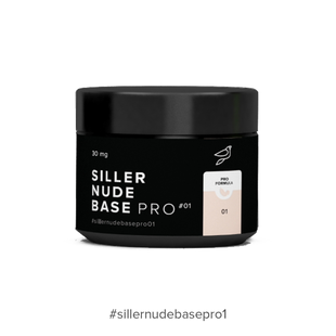 Siller Nude Pro Base, 01, 30 мл &mdash; нюдова база для гель-лаку