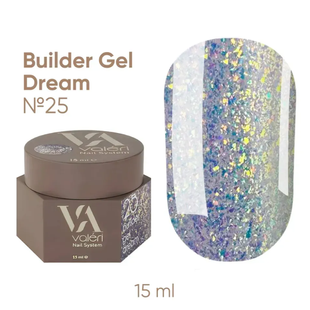 NEW Valeri Dream Builder Gel, 25, 15 мл &mdash; гель для нарощення нігтів