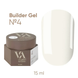 NEW Valeri Builder Gel, 04, 15 мл &mdash; гель для нарощення, молочний