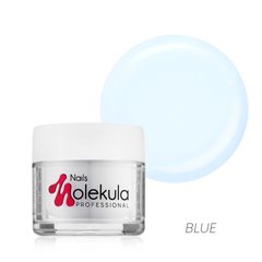 Nails Molekula Gel, 11, Blue Led, 15 мл — гель для нарощення нігтів, прозорий блакитний