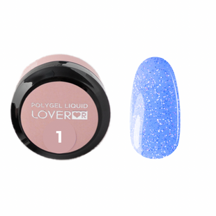 LOVER Polygel Galaxy Shine, 01, 15 мл &mdash; полігель для нарощення нігтів