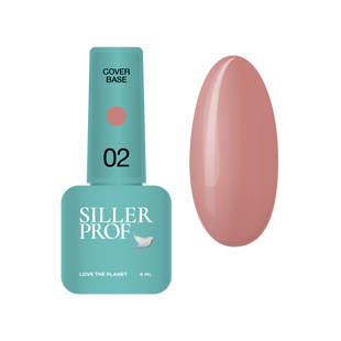 Siller Cover Shine Base, 02, 8 мл &mdash; камуфлююча база для гель-лаку з шимером