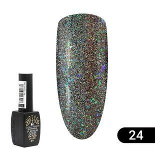 Global Fashion Cat Eye Platinum gel polish, 24, 8 мл &mdash; гель-лак для нігтів з ефектом платинове котяче око
