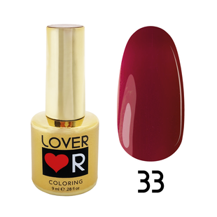 LOVER gel polish 33, 9 мл &mdash; гель-лак для нігтів