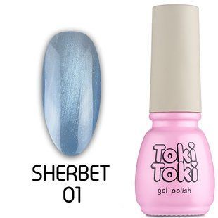 Toki-Toki Sherbet gel polish, SR01, 5 мл &mdash; гель-лак для нігтів з ефектом котяче око