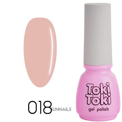 Toki-Toki Gel polish, 018, 5 мл — гель-лак для нігтів