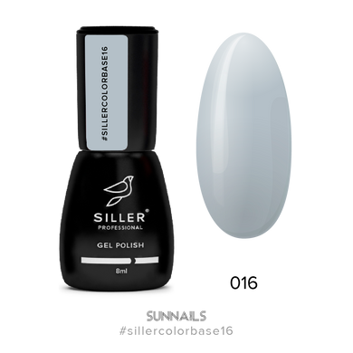 Siller Color Base, 16, 8 мл — кольорова база для гель-лаку