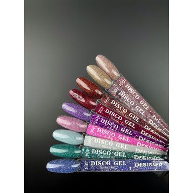 Designer Professional Disco gel polish, 500, 9 мл &mdash; світловідбивний гель-лак для нігтів