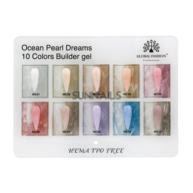 Global Fashion Dream Builder Gel Ocean Pearl, 09, 15 мл &mdash; гель для моделювання нігтів