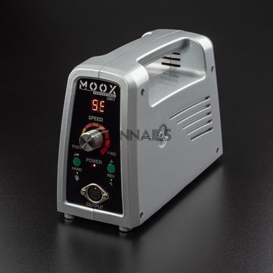 Фрезер для манікюру та педикюру MOOX X801, 55 000 об/хв, 80 W, Срібний