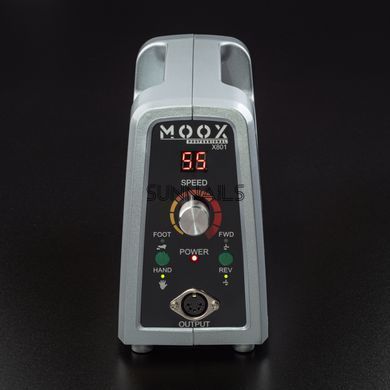 Фрезер для манікюру та педикюру MOOX X801, 55 000 об/хв, 80 W, Срібний