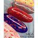 SAGA Professional Top Leaf, Red, 9 мл &mdash; топ для гель-лаку з поталлю