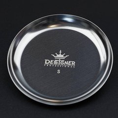 Металевий лоток для інструментів 442-S, круглий, колір срібло, діаметр 10 см від Designer Professional