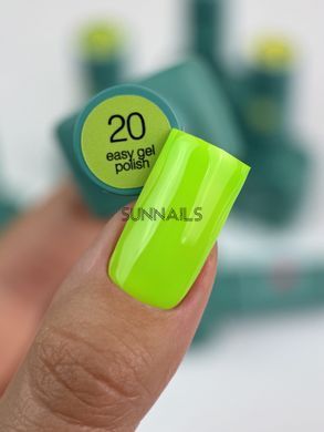 Siller Easy Gel 20, 8 мл &mdash; однофазний гель-лак для нігтів 3-в-1