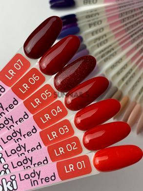 Toki-Toki Gel polish, Lady in Red, 006, 5 мл &mdash; гель-лак для нігтів