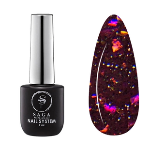 SAGA Professional New York Disco gel polish, 09, 9 мл &mdash; світловідбивний гель-лак для нігтів