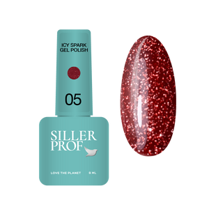 Siller gel polish, Icy spark, 05, 8 мл &mdash; світловідбивний гель-лак для нігтів