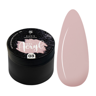 SAGA Professional Acryl gel, 03, 13 мл &mdash; акригель в баночці