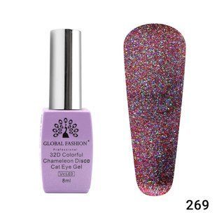 Global Fashion гель-лак 32D Chameleon Disco, 269, 8 мл