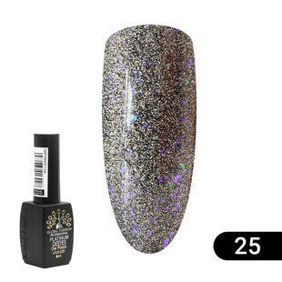 Global Fashion Cat Eye Platinum gel polish, 25, 8 мл &mdash; гель-лак для нігтів з ефектом платинове котяче око