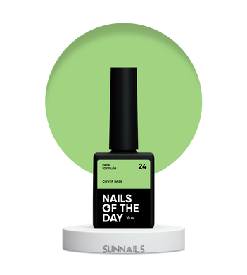 NAILSOFTHEDAY Cover base NEW Formula 24, 10 мл — камуфлююче базове покриття для нігтів