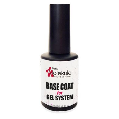 Nails Molekula Base for gel system, 12 мл — база для гелю