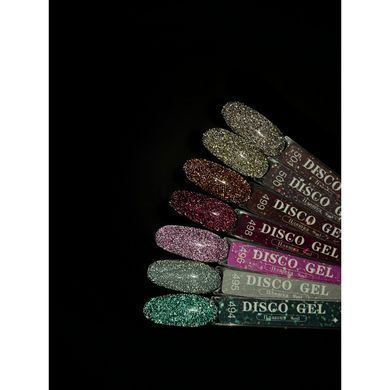 Designer Professional Disco gel polish, 501, 9 мл &mdash; світловідбивний гель-лак для нігтів